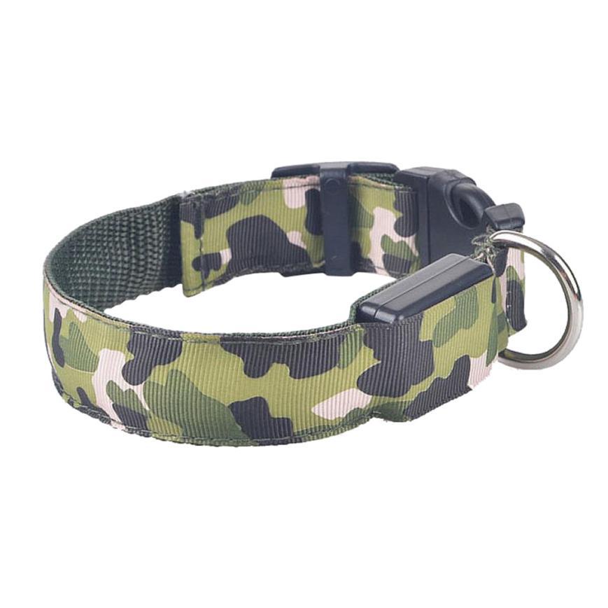 Camouflage pet supplies luminous dog collar - Penuel's Paw