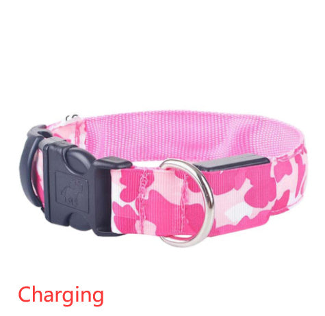 Camouflage pet supplies luminous dog collar - Penuel's Paw