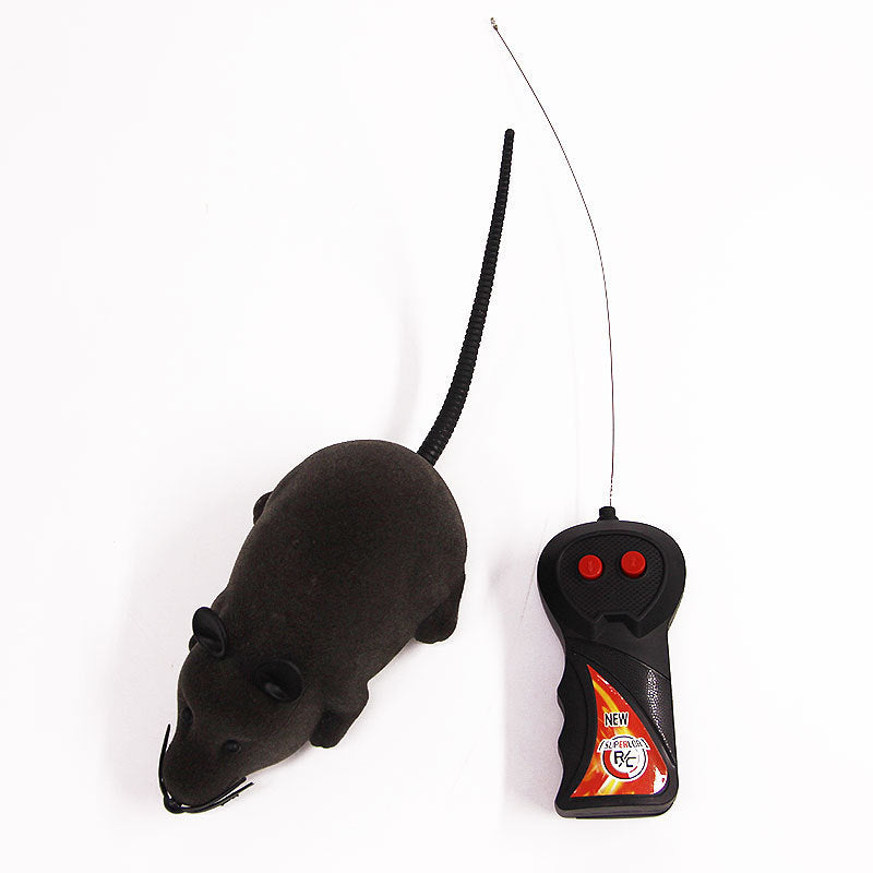 Electric Remote-Control Flocking Mouse Toy – Interactive Fun for Cats - Penuel's Paw
