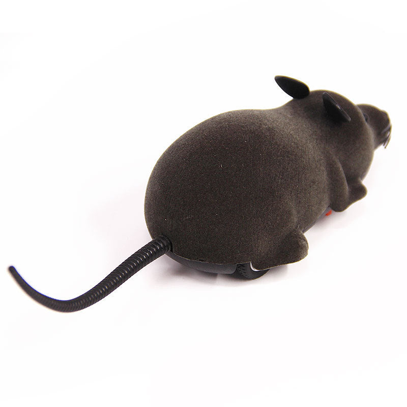 Electric Remote-Control Flocking Mouse Toy – Interactive Fun for Cats - Penuel's Paw