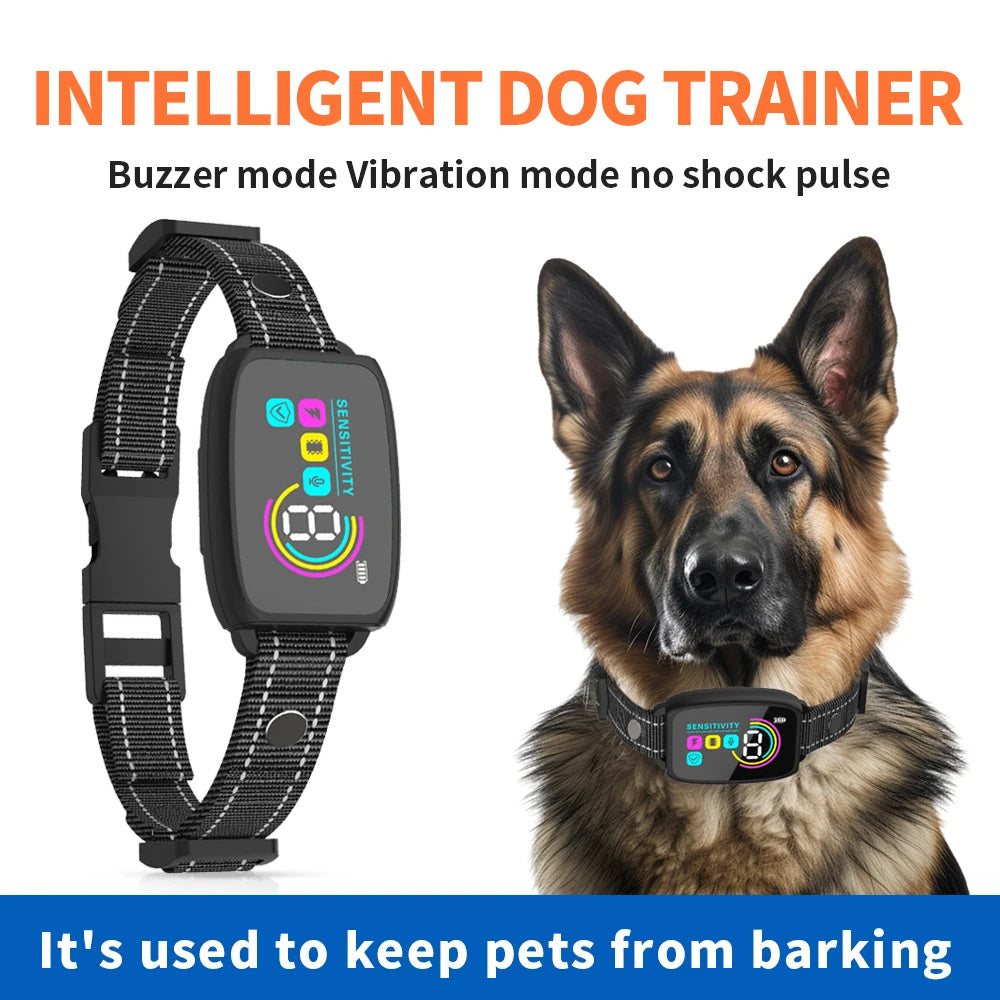 Smart Anti-Barking Dog Collar – Rechargeable & Waterproof Bark Stopper - Penuel's Paw