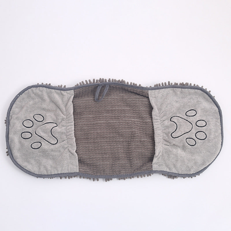 Pet Scrubbing Towel For Cats And Gloved Bath Towels - Penuel's Paw