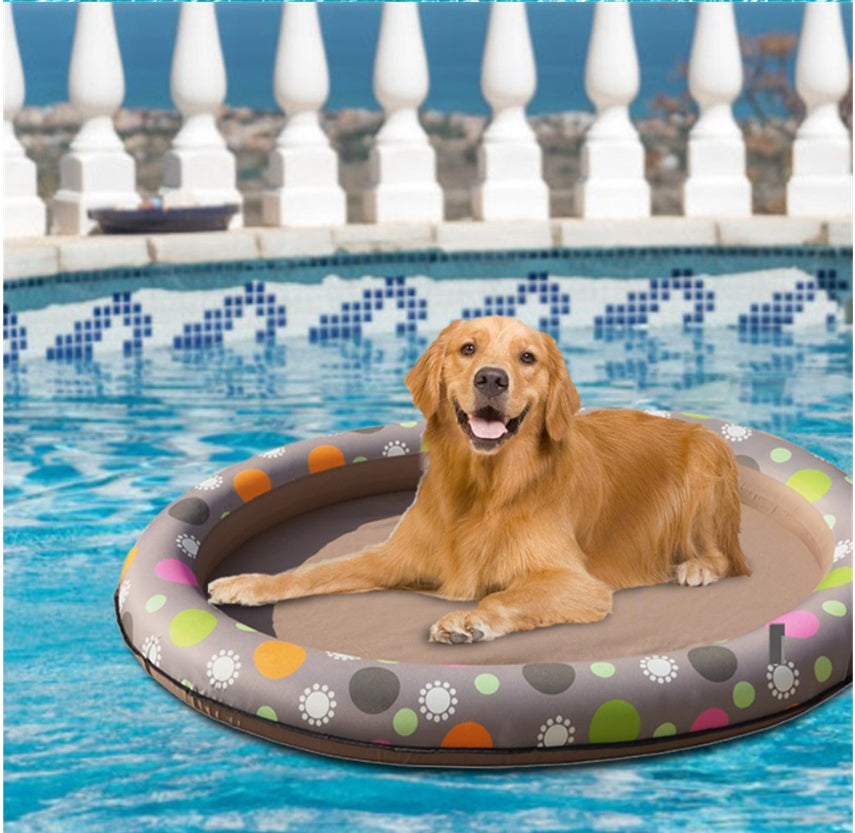 Inflatable Dog Swimming Pool Hammock – Summer Floating Bed - Penuel's Paw