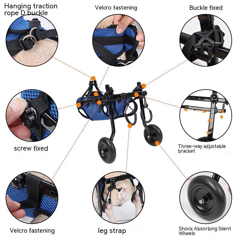 Adjustable Dog Wheelchair – Mobility Scooter for Disabled Pets - Penuel's Paw